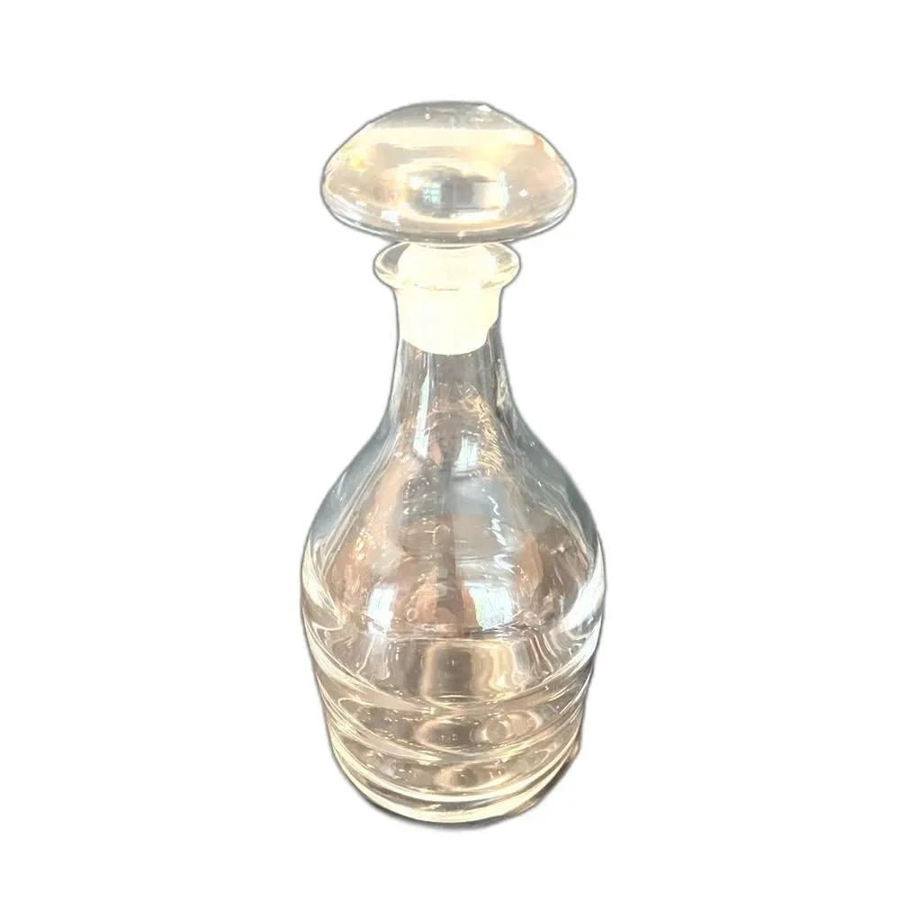 MCM Reijmyre Sweden Hand-Blown Crystal Decanter Carafe w/ Polished Pontil